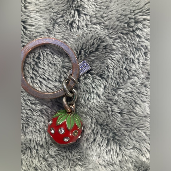 Vintage coach Strawberry keychain/bag charm - Picture 1 of 1